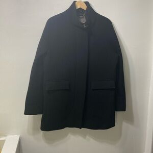 J.Crew Stadium Cloth,Women’s,Black,Long Sleeve,Coat. Bust-43 inches.